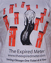TheExpiredMeter.com t-shirt